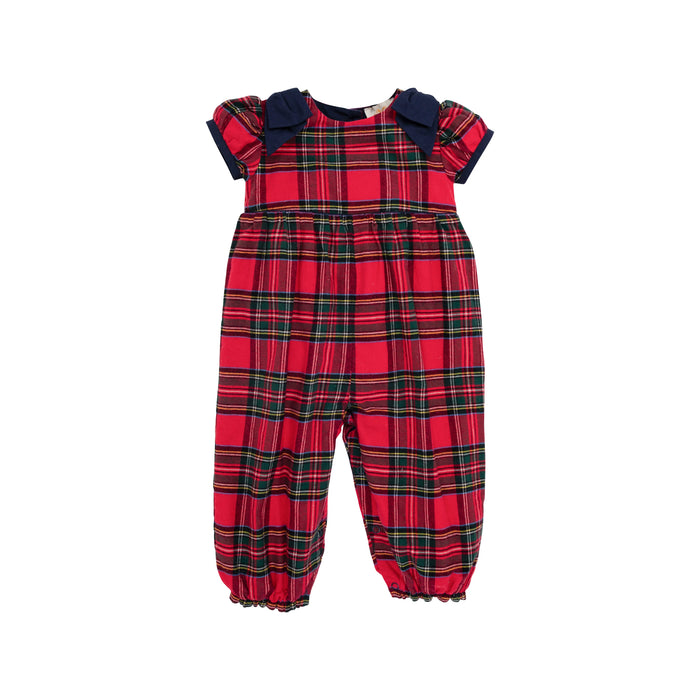 Ryleigh Romper | Society Prep Plaid/Nantucket Navy