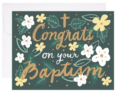 Baptism Congrats