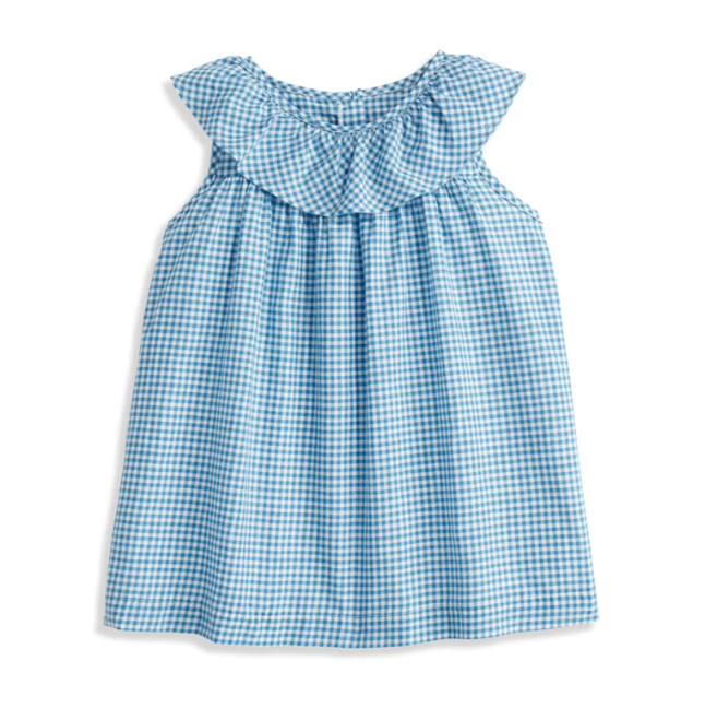 Grayson Dress | Hydrangea Check