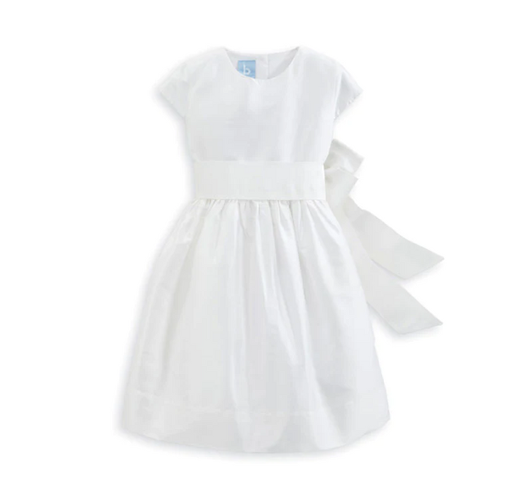 Taffeta Party Dress | White