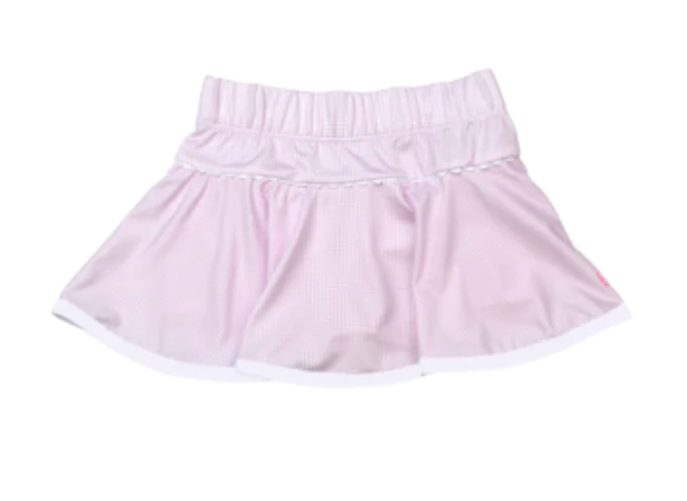 Quinn Skort | Light Pink Minigingham