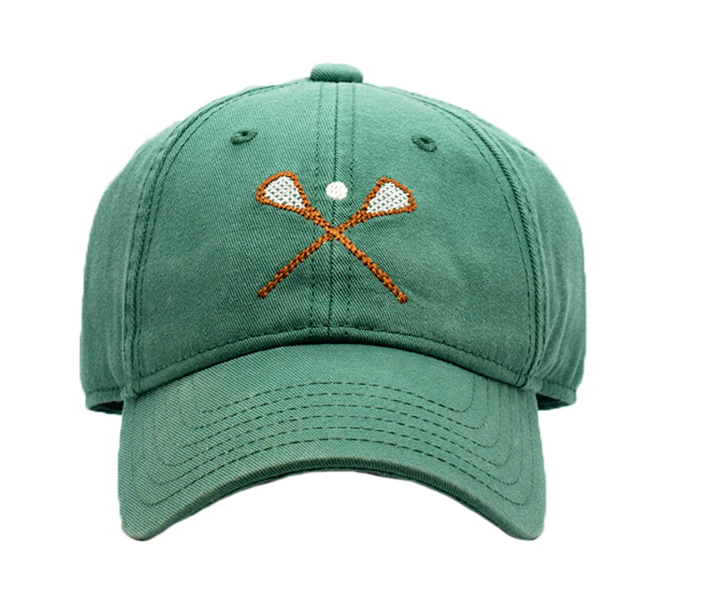 Moss Green Embroidered Baseball Hat | Lacrosse