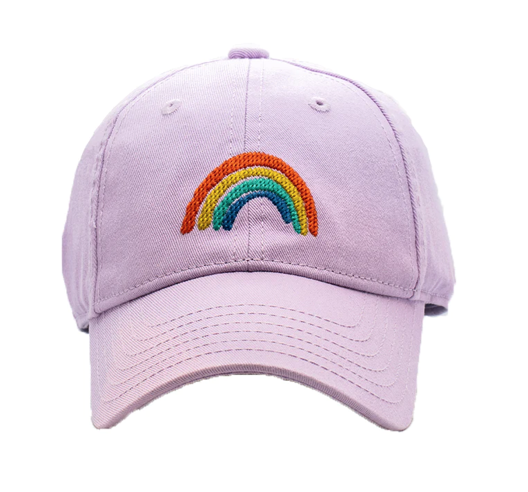 Lavender Embroidered Baseball Hat | Rainbow