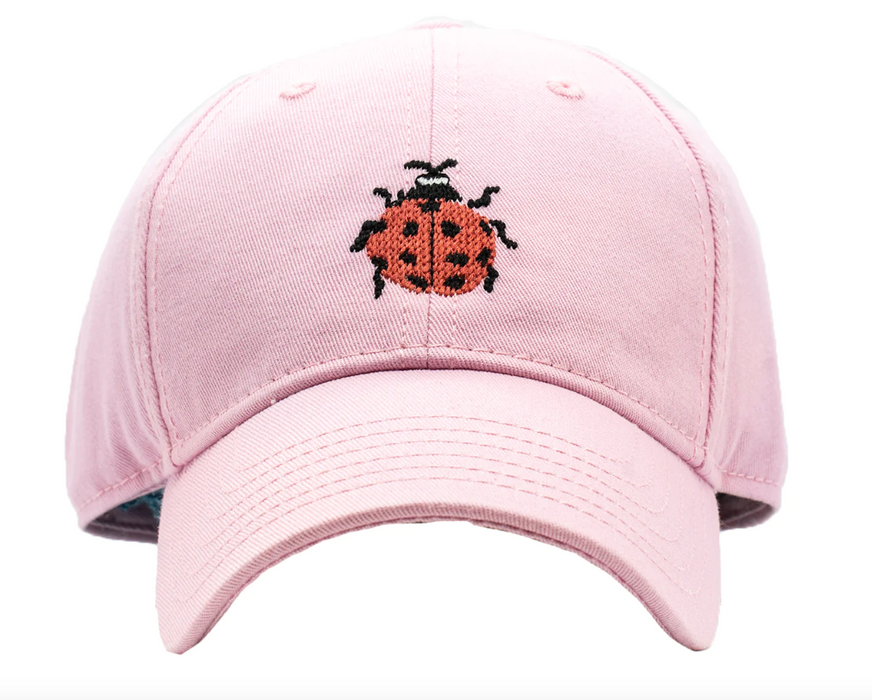 Lt Pink Embroidered Baseball Hat | Ladybug