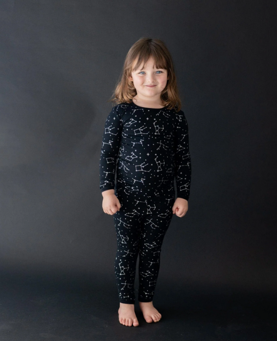 Kyte Baby Printed Toddler Pajama Set | Midnight Constellation