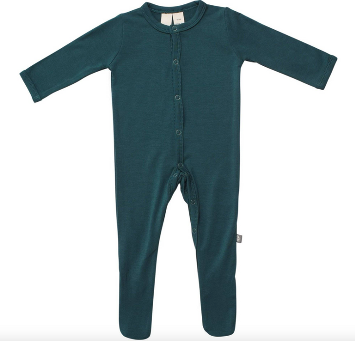 Zippered Footie | Emerald