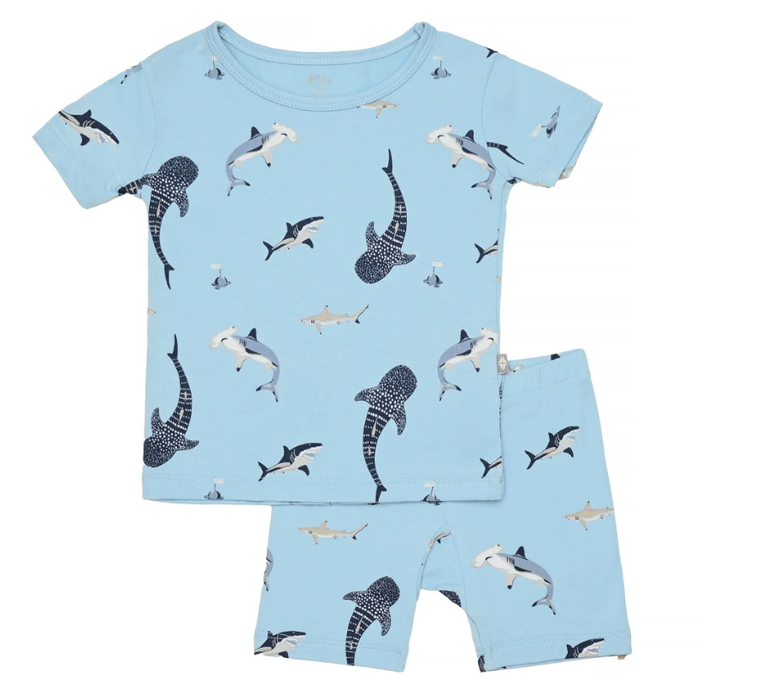 Short Sleeve Toddler Pajama Set | Stream Shark