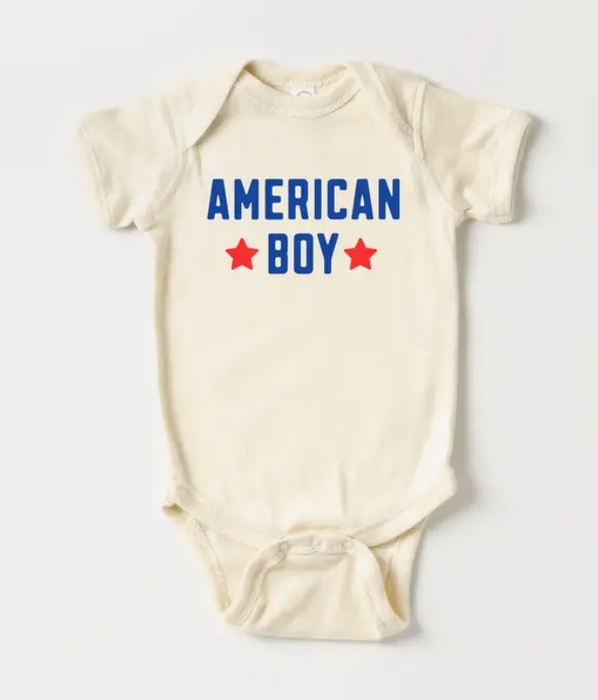 American Boy Onesie