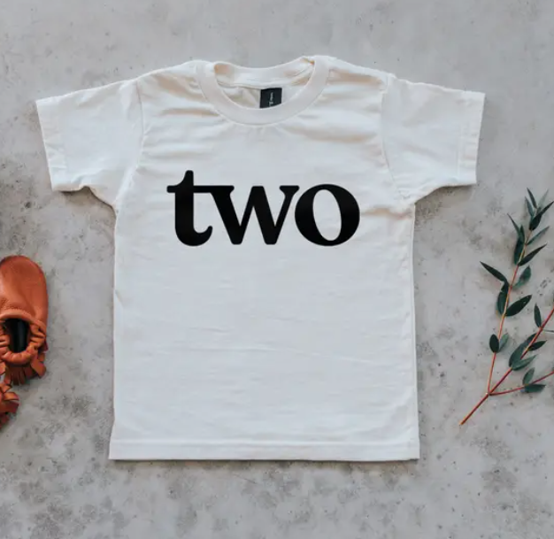 Modern Birthday Tee | Two
