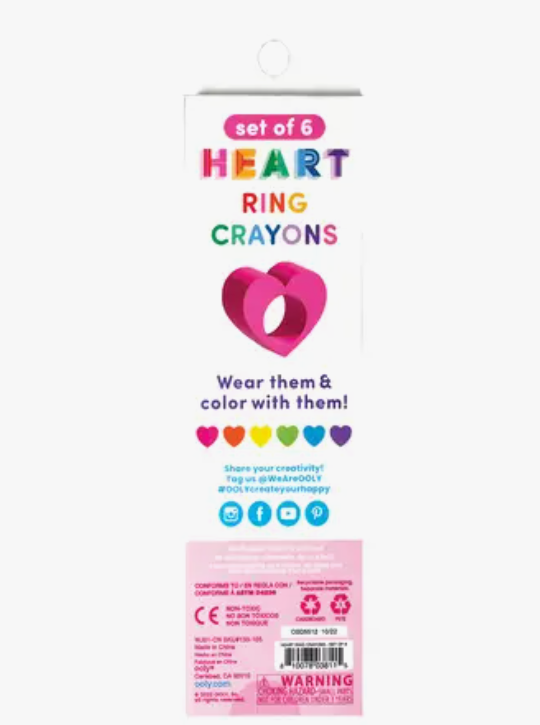 Heart Ring Crayons