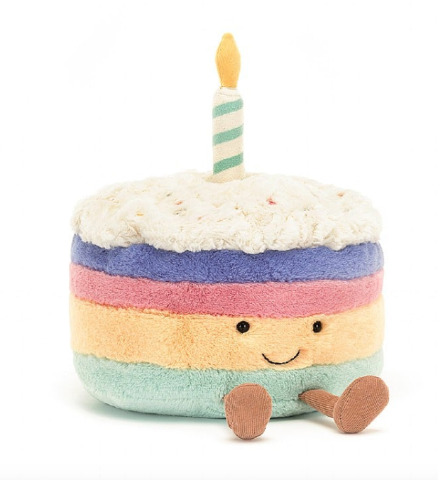 Amuseable Rainbow Birthday Cake Medium