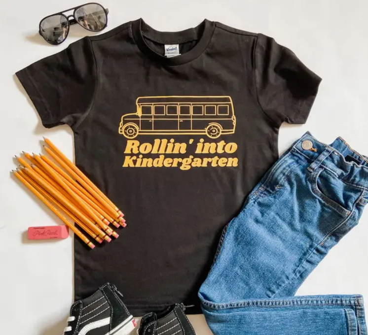 Rollin' Into Kindergarten T Shirt