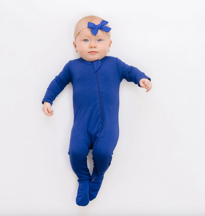 Kyte Zippered Footie | Royal