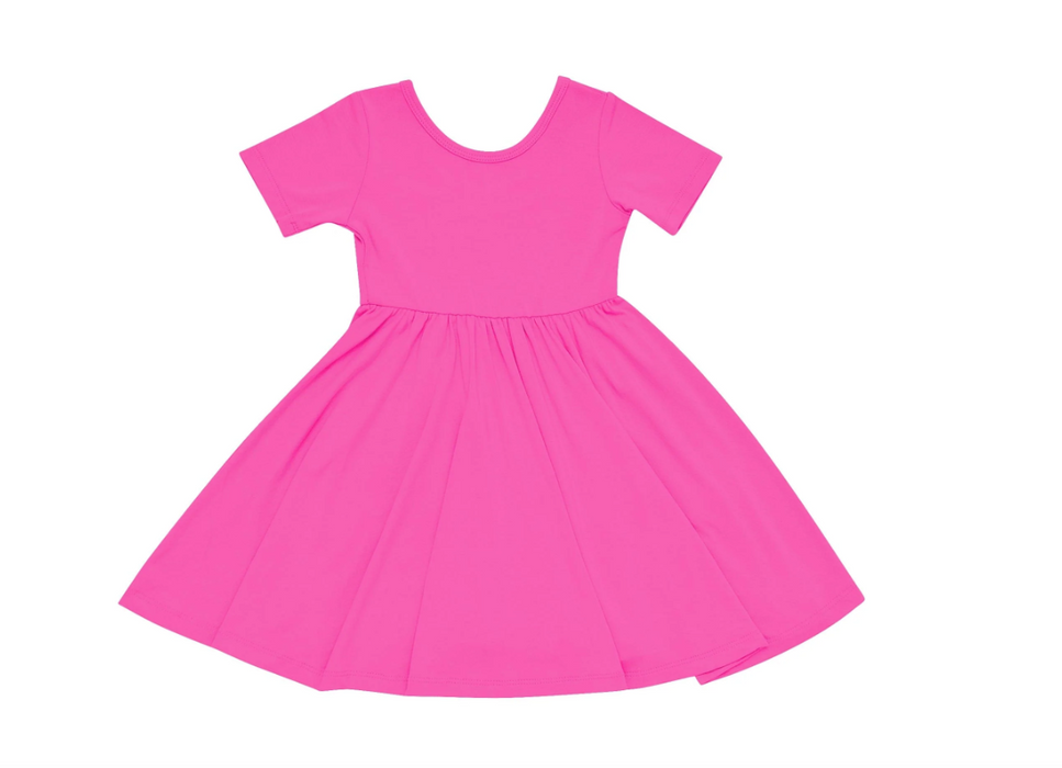 Twirl Dress | Raspberry