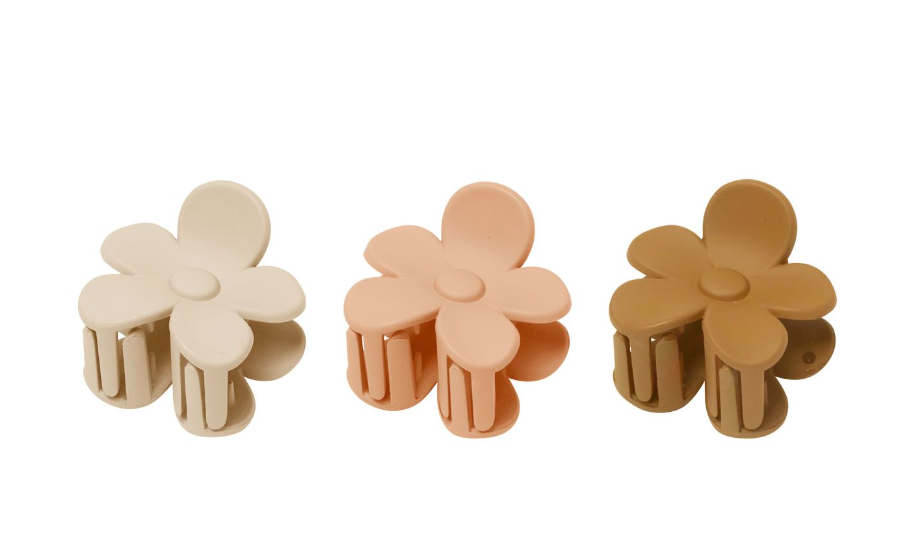 Flower Clip Set | Melon, Antique, Brass