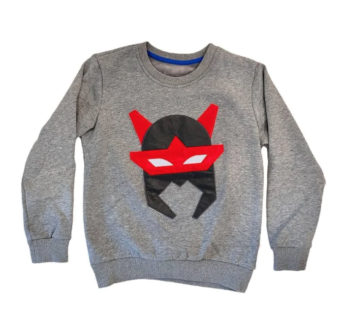 Hero Leather Mask Sweatshirt