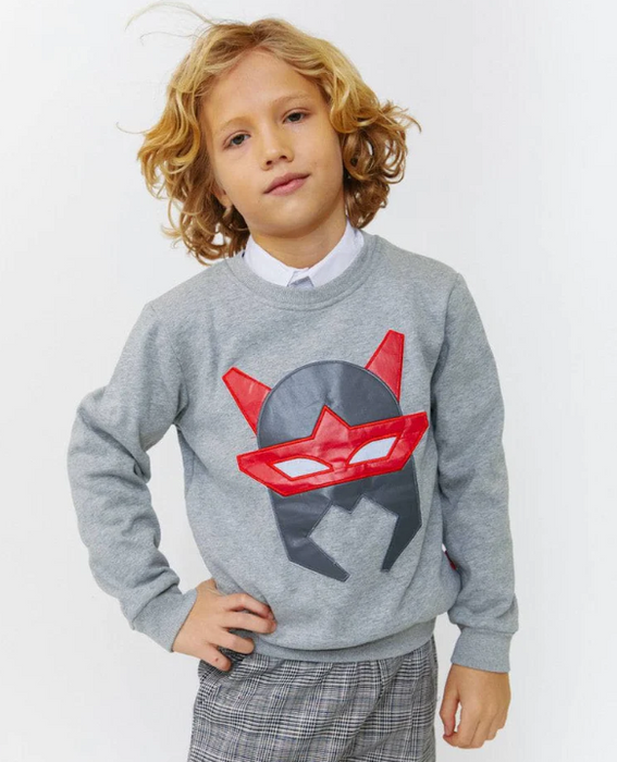 Hero Leather Mask Sweatshirt