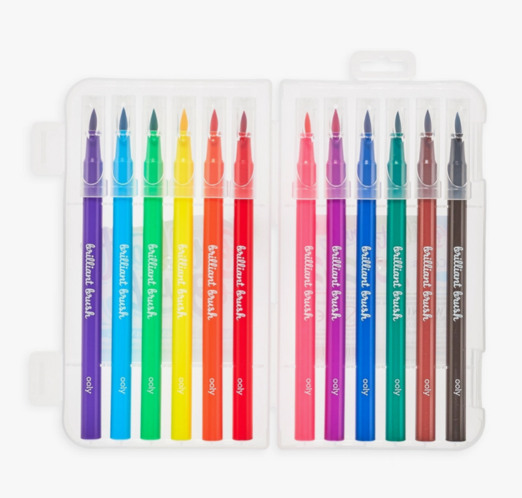 Brilliant Brush Markers (Set of 12)