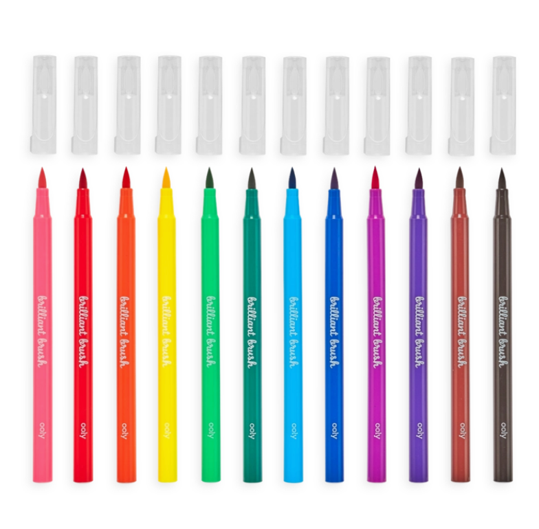 Brilliant Brush Markers (Set of 12)