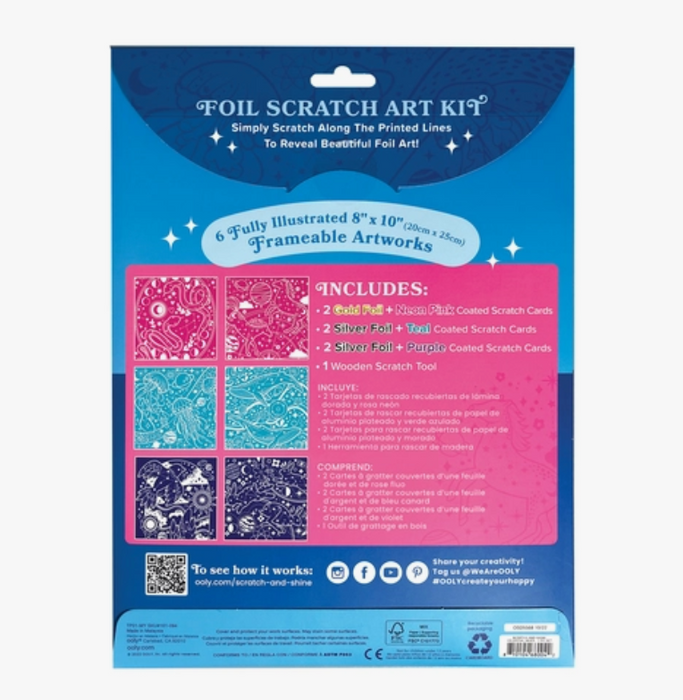 Scratch & Shine Scratch Cards | Celestial Skies