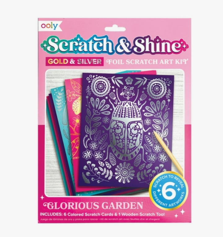 Scratch & Shine Scratch Cards | Glorious Garden