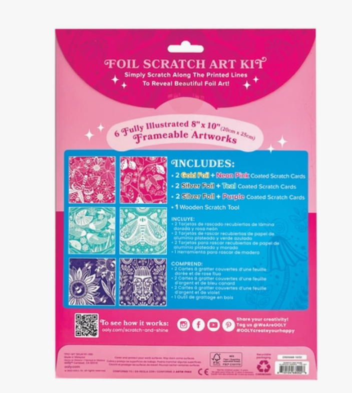 Scratch & Shine Scratch Cards | Glorious Garden
