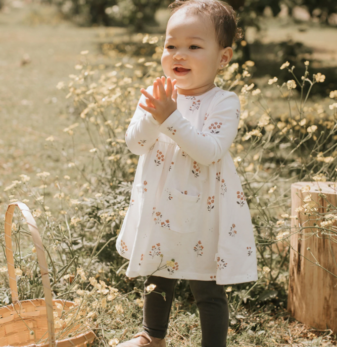 Floral Print Dress Set | Off White