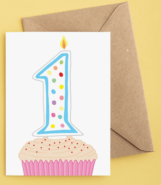 1st Birthday Card