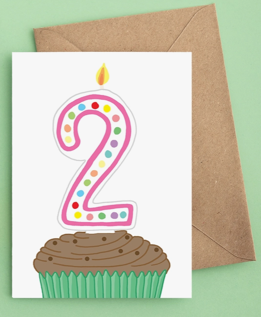 2nd Birthday Card