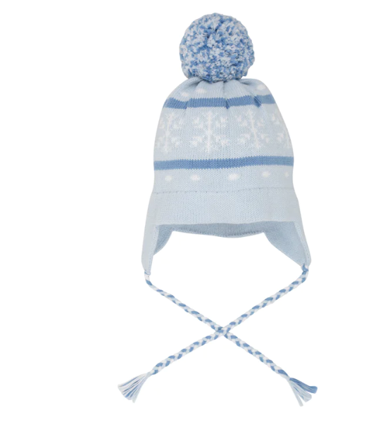 Parrish Pom Pom Hat | Buckhead Blue Barbados Blue SnowfLake