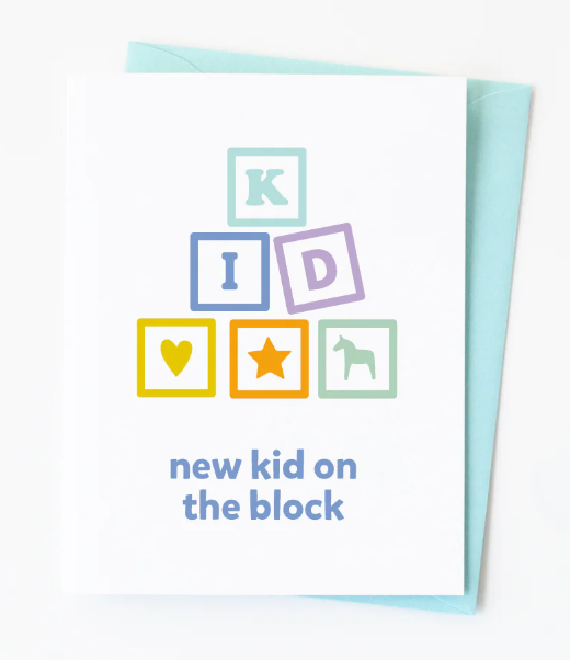 New Kid on Block Card