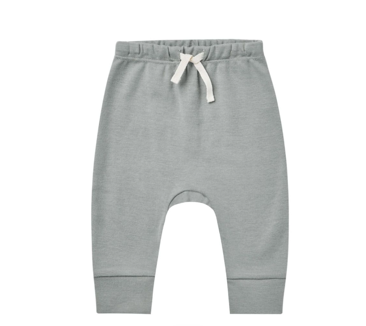 Drawstring Pant | Dusty Blue