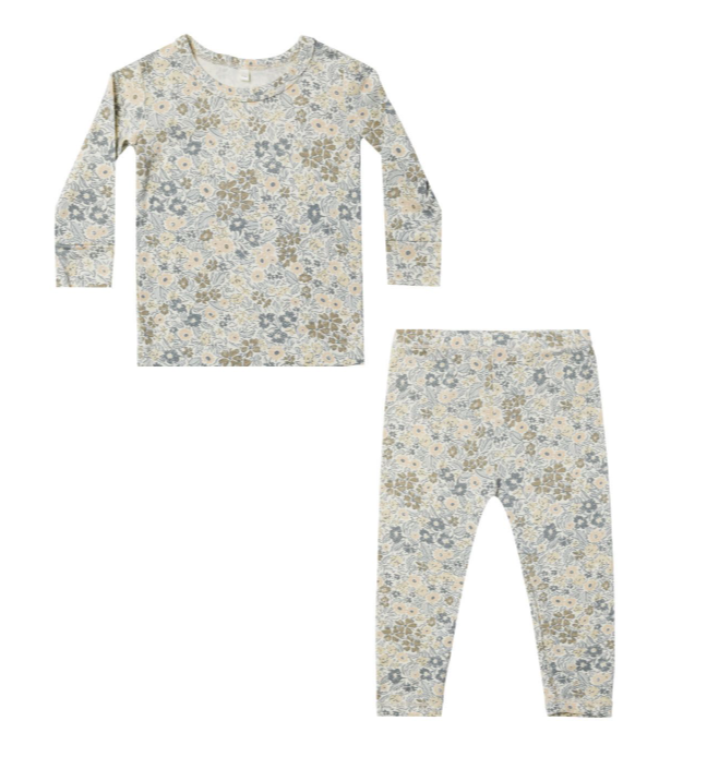 Bamboo Pajama Set | Winter Garden