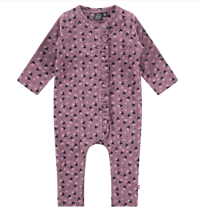 Baby Girls Romper | Plum Floral