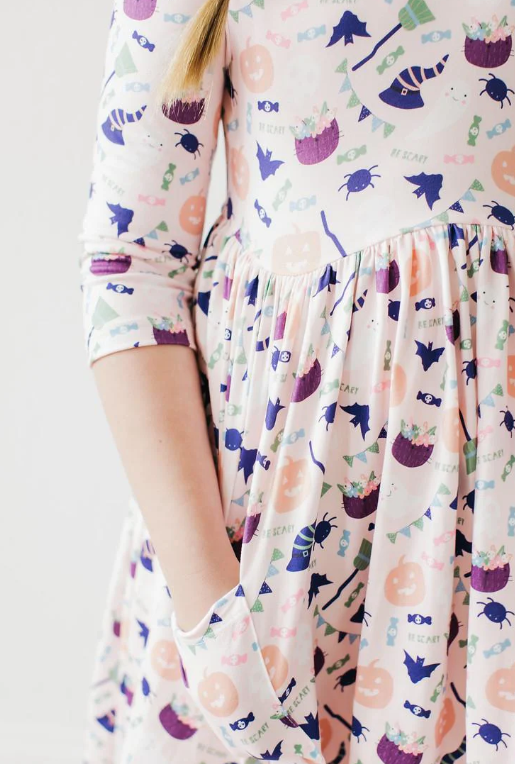 Trick or Treat Pocket Twirl Dress