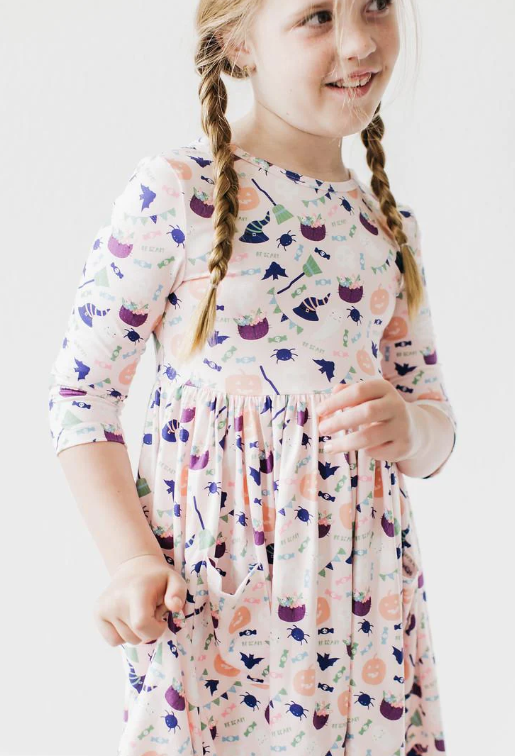 Trick or Treat Pocket Twirl Dress