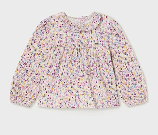 Printed Knit Blouse | Peonia | 2167