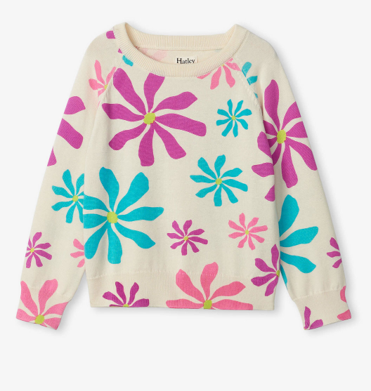 Groovy Floral Pullover