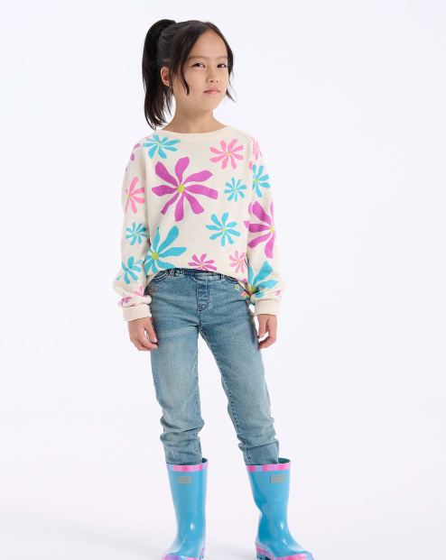 Groovy Floral Pullover