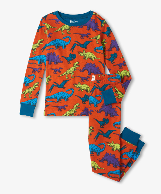 Real Dinos Cotton Pajama Set