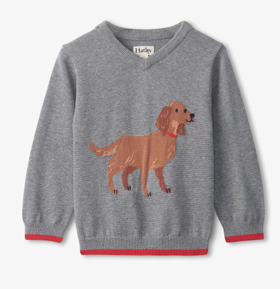 The Pups V-Neck Sweater