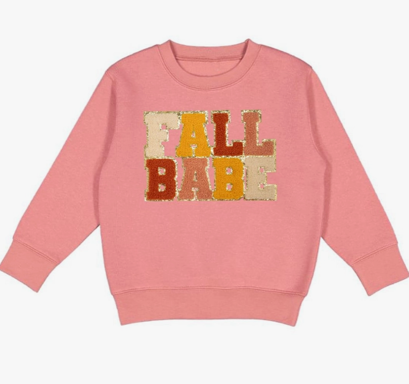 Fall Babe Patch Sweatshirt