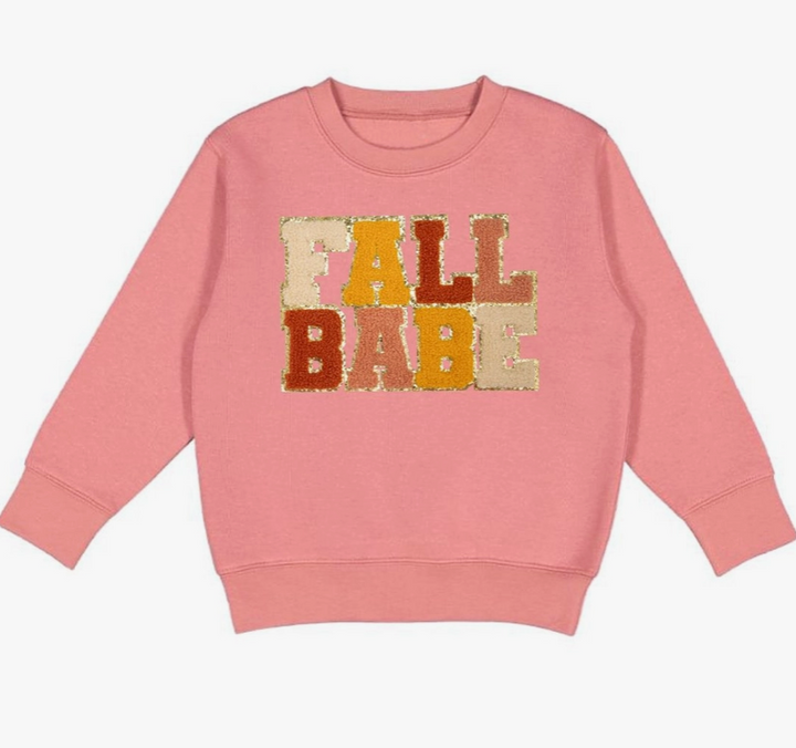 Fall Babe Patch Sweatshirt