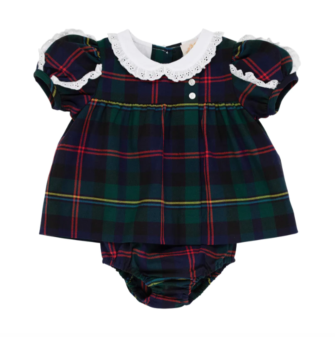 Mary Baker Bloomer Set | Horse Trail Tartan