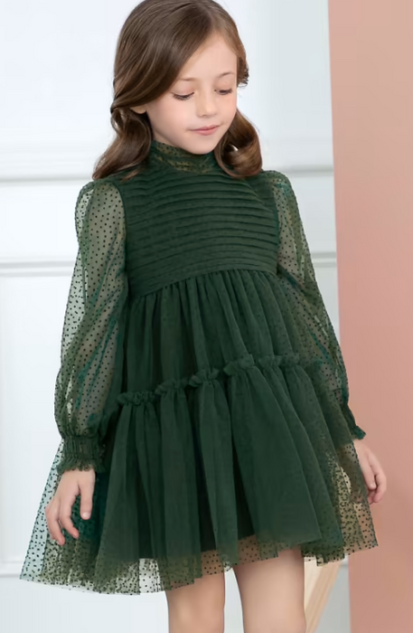 Green Tulle Dress | 5542