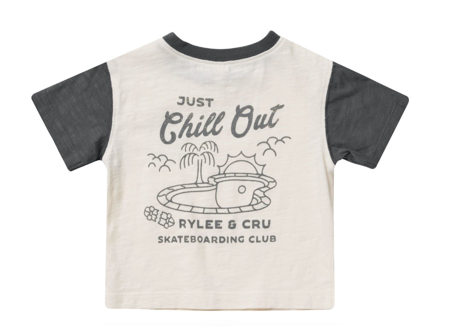 Contrast Short Sleeve Tee | Chill