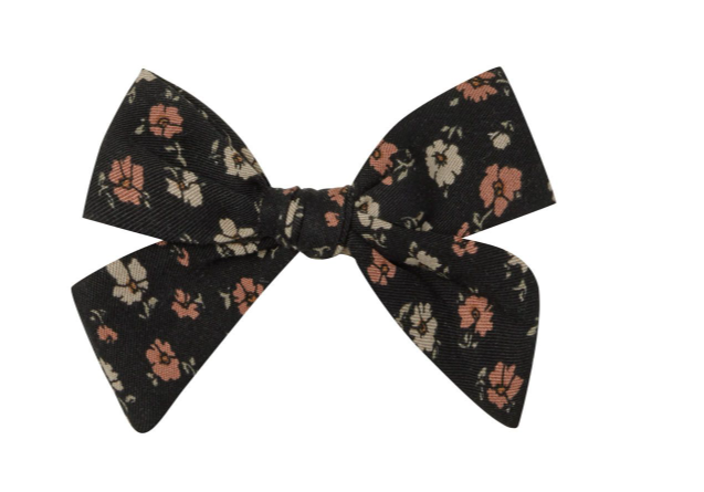 Girl Bow | Dark Floral