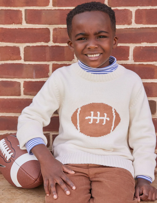 Football Intarsia Sweater