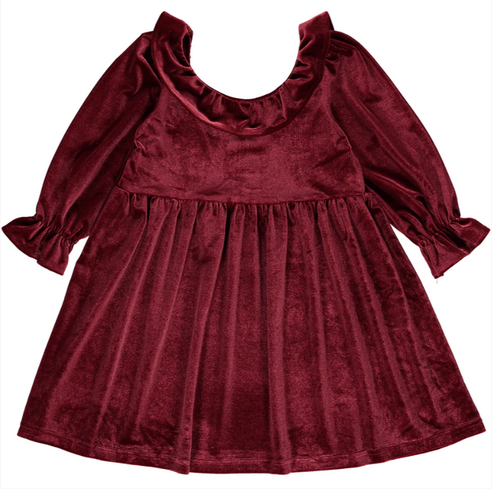 Milly Dress | Maroon