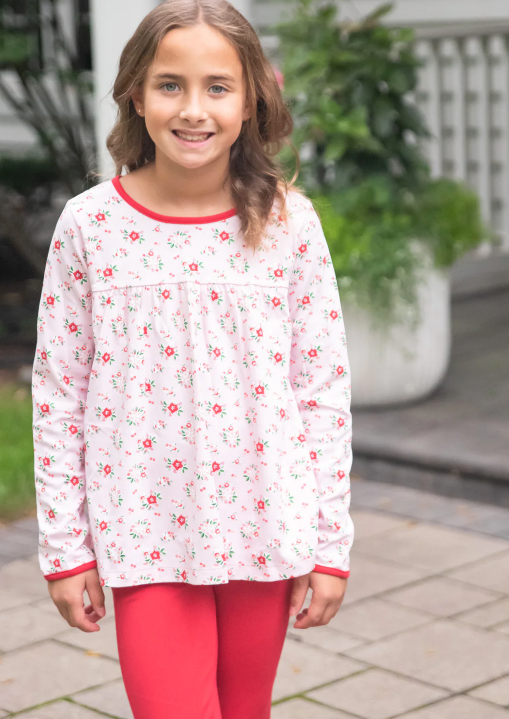 Greta Knit Legging Set | Christmas Floral
